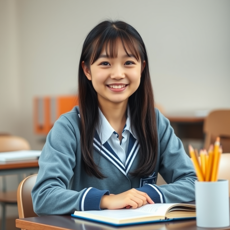 高校生在学イメージ(実在の特定個人ではありません)